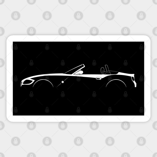 BMW Z4 (E85) Silhouette Magnet by Car-Silhouettes